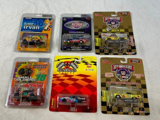 Lot of 6 NASCAR Diecast Cars NEW 1;64 Scale