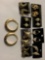 Lot of 9 vintage costume jewelry statement earrings