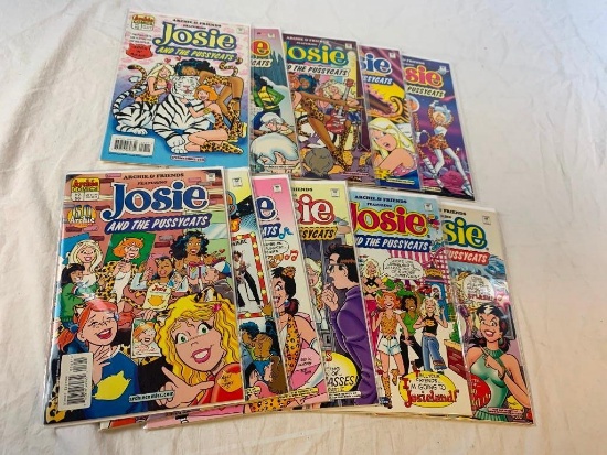 Lot of 12 JOSIE AND THE PUSSYCATS Archie Comics