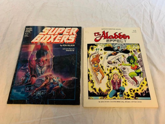 Marvel Graphic Novel SUPER BOXERS & ALADDIN EFFECT
