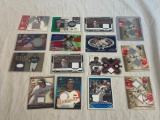 Lot of 15 Baseball JERSEY Insert Cards