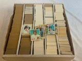 4000 count Box Full Of Sport Cards