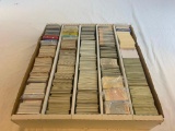 4000 Count Box of Baseball and Football Cards