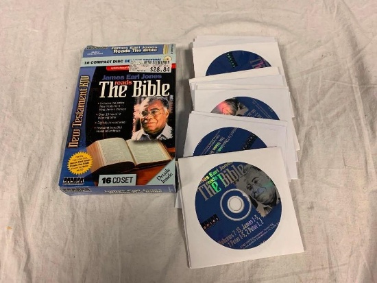 James Earl Jones Reads The Bible on 16 CDS