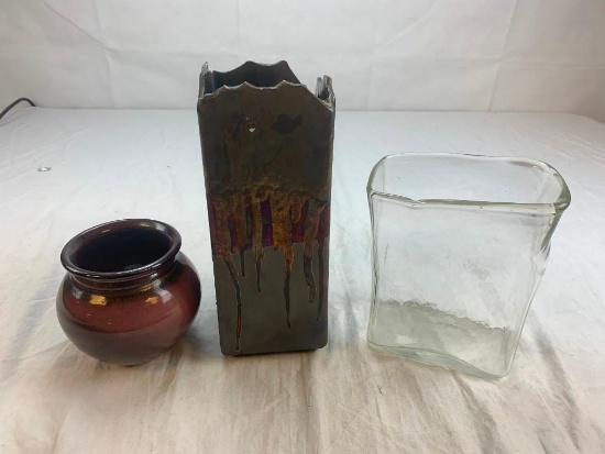 Lot of 3 Home Decor Vases