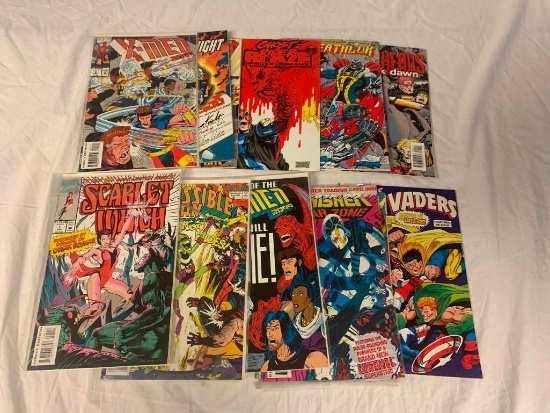 Lot of 12 Marvel Comics X-Men, Moon Knight