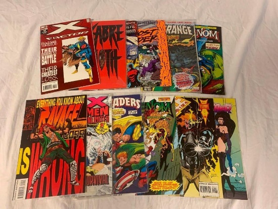 Lot of 12 Marvel Comics Venom, Ghost Rider, X-Men