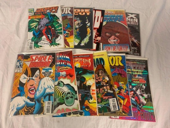 Lot of 12 Marvel Comics Thor, X-Men, Avengers