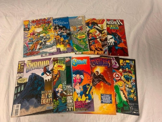 Lot of 12 Marvel Comics X-Men, Punisher, X Force