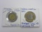 Pair of Italian Coins: 1985 500 Lire & 1997 100 Lire