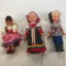 Lot of 3 Vintage Dutch Plastic Dolls