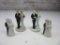 Lot of 4 Miniature Wedding Couple Figurines
