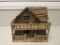 Vintage Miniature Handmade Wooden Cabin 13