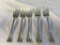 5 Vintage 1847 Rogers Bros Silver Plate Forks