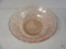 Vintage Pink Floral Design Glass Bowl 10