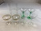 Lot of 4 crystal champagne glasses
