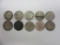 Lot of 10 .90 Silver 40's/50's Roosevelt Dimes
