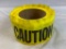 Large Roll of Yellow Barricade CAUTION Tape