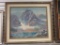 Framed Painting of Mountain Valley by Hubbell 1941