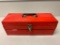 Red Metal Tool Box