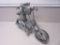 Metal Sculpture of Dog Riding Motorcycle 19