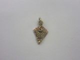 12K Gold Arrowhead Pendant 1g