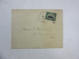 1 Cent East Lake navigation Stamp on Envelope