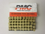 Lot of 50 PMC 38 SPL 158GR LRN Rounds