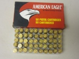 Lot of 50 American Eagle 9MM Luger 115GR FMJ Rounds