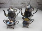 Vintage Lenard Silver Plated Tea Set