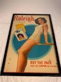 Vintage RALEIGH Cigarettes Advertising Poster