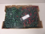 Box Lot of Christmas Lights (7 Sets Green/6 Sets Red)