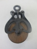 Vintage Wood/Steel Pully 10