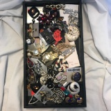 Tray Lot of Miscellaneous Brooches