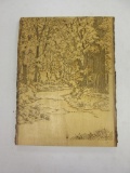 Homemade Wood Carving of Forest Road 16
