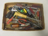 Box Lot of Various Tools Incl. Screwdrivers, Pliers, etc.