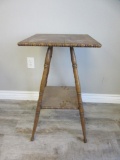 Wooden 2-Shelf Side Table 16