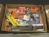 Box Lot of Various Tools Incl. Saws, Bits, etc.