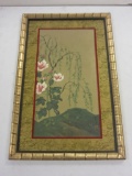 Framed Japanese Print of Flowers 24