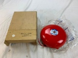 AMSECO MSB-6B-PV4 Red Fire Alarm Bell 12V DC NEW