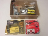 Box Lot of Various Tools Incl. Pliers, Snips, etc.
