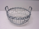 Vintage Wire/Chain Basket 13