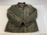 Vintage women's Banana Republic 100% leather coat size S