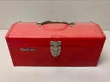 Vintage Stack-on Red Metal Portable Tool Box