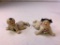 Lot of 2 Oriental Chinese Baby Crawling Figurines