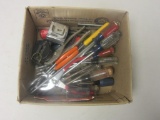 Box Lot of Various Tools Incl. Screwdrivers, Pliers, etc.
