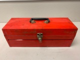 Red Metal Tool Box