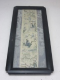 Framed Chinese Fabric Art of Romance Story 20