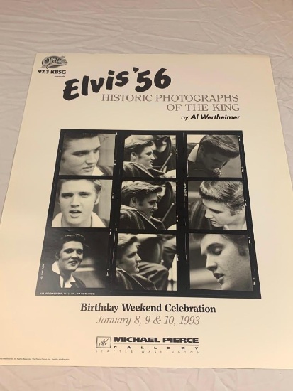 ELVIS 56 Historic Photographs of The King Poster