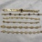 Lot of 6 Misc. Gold-Toned Bracelets